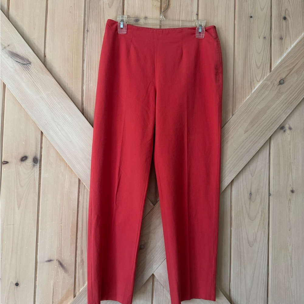 Piazza Sempione Scarlet Straight-Leg Tailored Pants IT 44 (US 8)